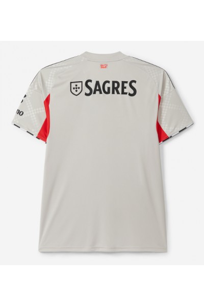 Benfica Voetbaltruitje Uit tenue 2025-26 Korte Mouw Benfica Voetbaltruitje Uit tenue 2025-26 Korte Mouw